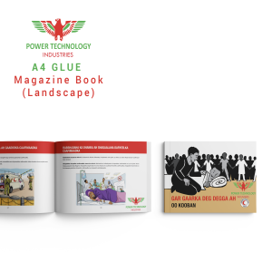 A4 GLUE  Magazine Book (Landscape)